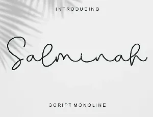 Salminah font