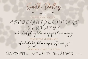 South Dallas font