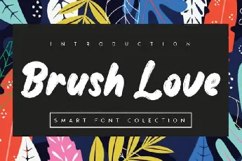 Brush Love Brush font