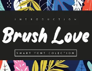 Brush Love Brush font