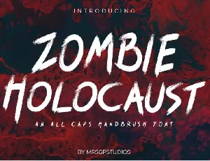 Zombie Holocaust font