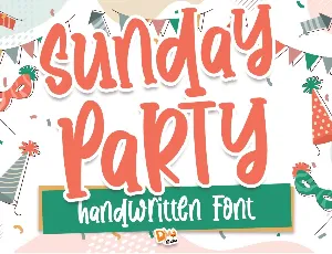 Sunday Party font