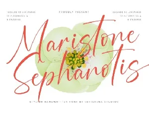 Maristone Sephanotis font