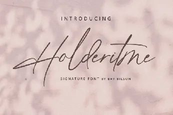 Holderitme font