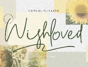 Wishloved font