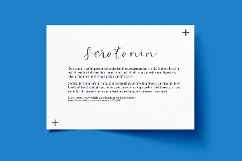 Serotonin font