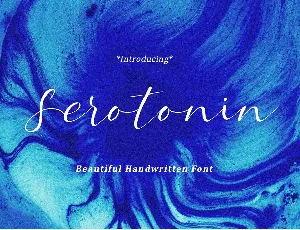 Serotonin font