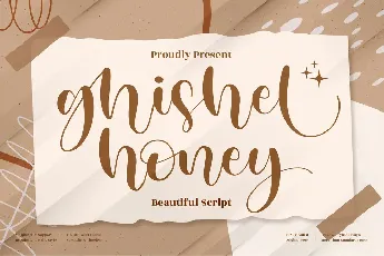 ghisel honey font