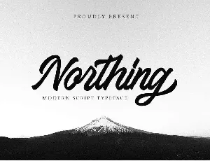 Northing font