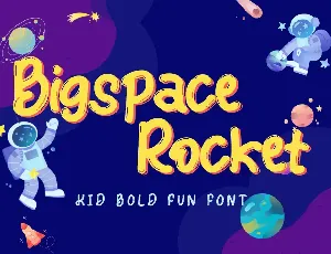 Bigspace Rocket font