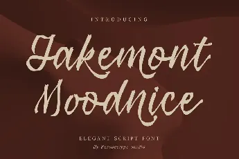 Jakemont Moodnice font