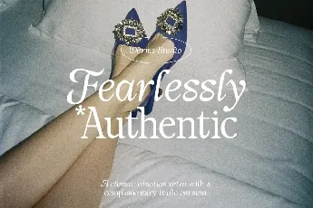 Fearlessly Authentic font