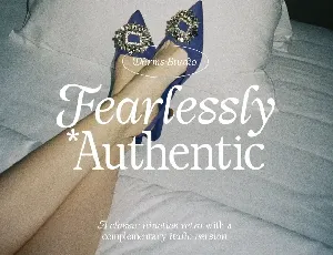 Fearlessly Authentic font