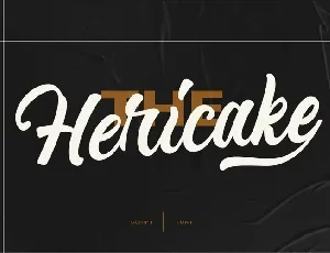 Hericake font