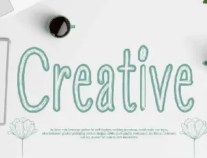 Creative Script font