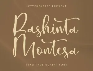 Rashinta Montesa font