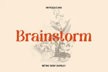 Brainstorm font