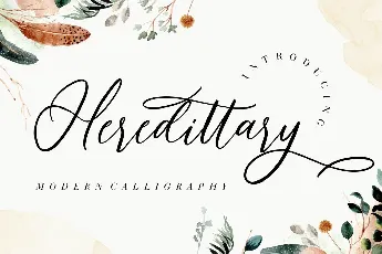 Heredittary font