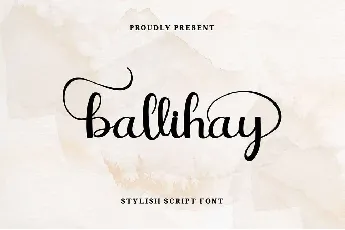 Ballihay font