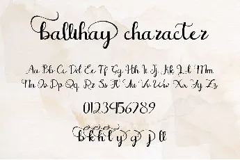 Ballihay font