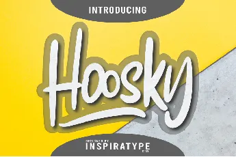 Hoosky font