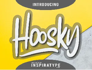 Hoosky font