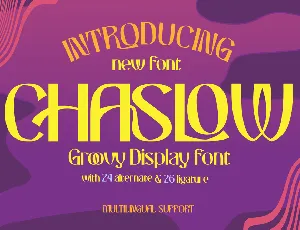 CHASLOW font