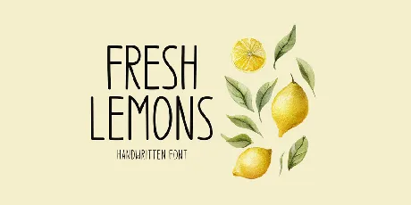 Fresh Lemons font