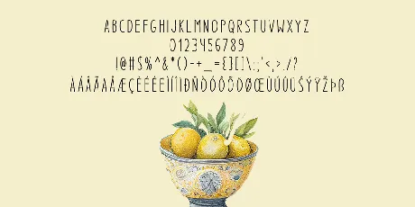 Fresh Lemons font