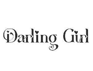 Darling Girl Demo font