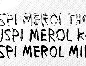 Muspi Merol font