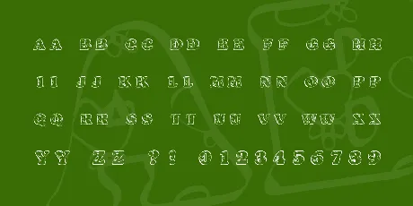 KR Heartfilled font