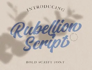 Rubellion font