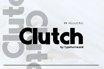 Clutch font