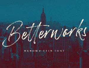 Betterworks Script font