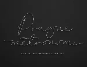 Prague Metronome font