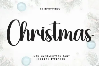 Christmas Script Typeface font