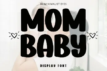 Mom Baby Display font