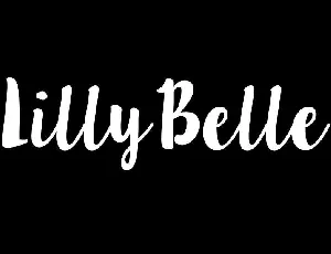 LillyBelle font