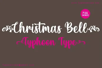 Christmas Bell - Personal Use font