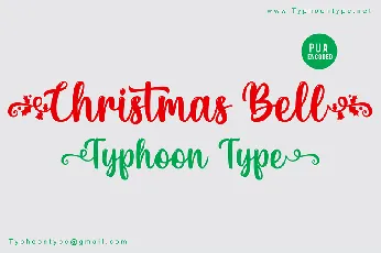 Christmas Bell - Personal Use font