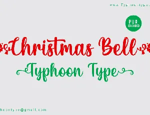 Christmas Bell - Personal Use font