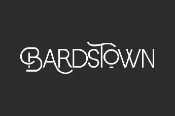 Bardstown Demo font