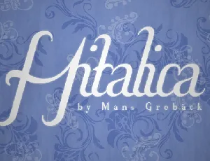 Hitalica font