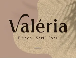 Valeria font