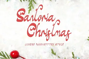 Santoria Christmas font