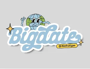 Bigdate font