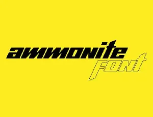 Ammonite Free font