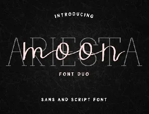 Ariesta Moon Duo font