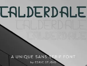 Calderdale Sans Serif font